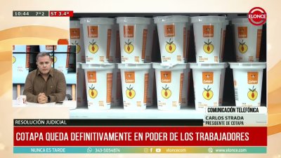 Cotapa qued&oacute; en manos de sus trabajadores: "La f&aacute;brica ya sabemos que es nuestra"
